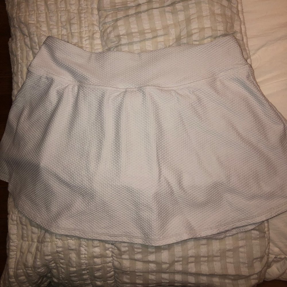 White Pleated Tennis Skirt